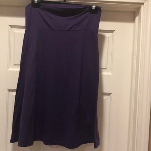 Lularoe purple skirt medium